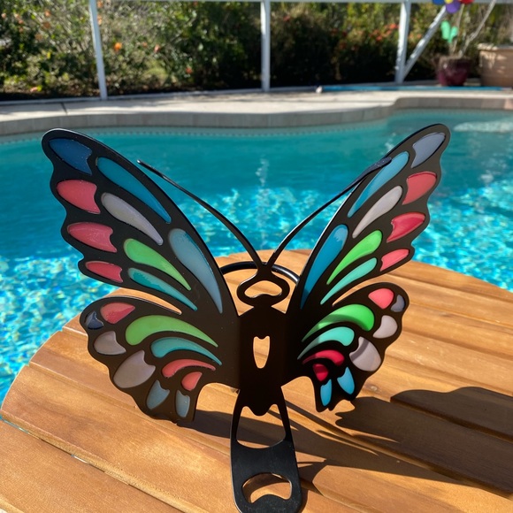 Boho butterfly candle holder - Picture 4 of 12